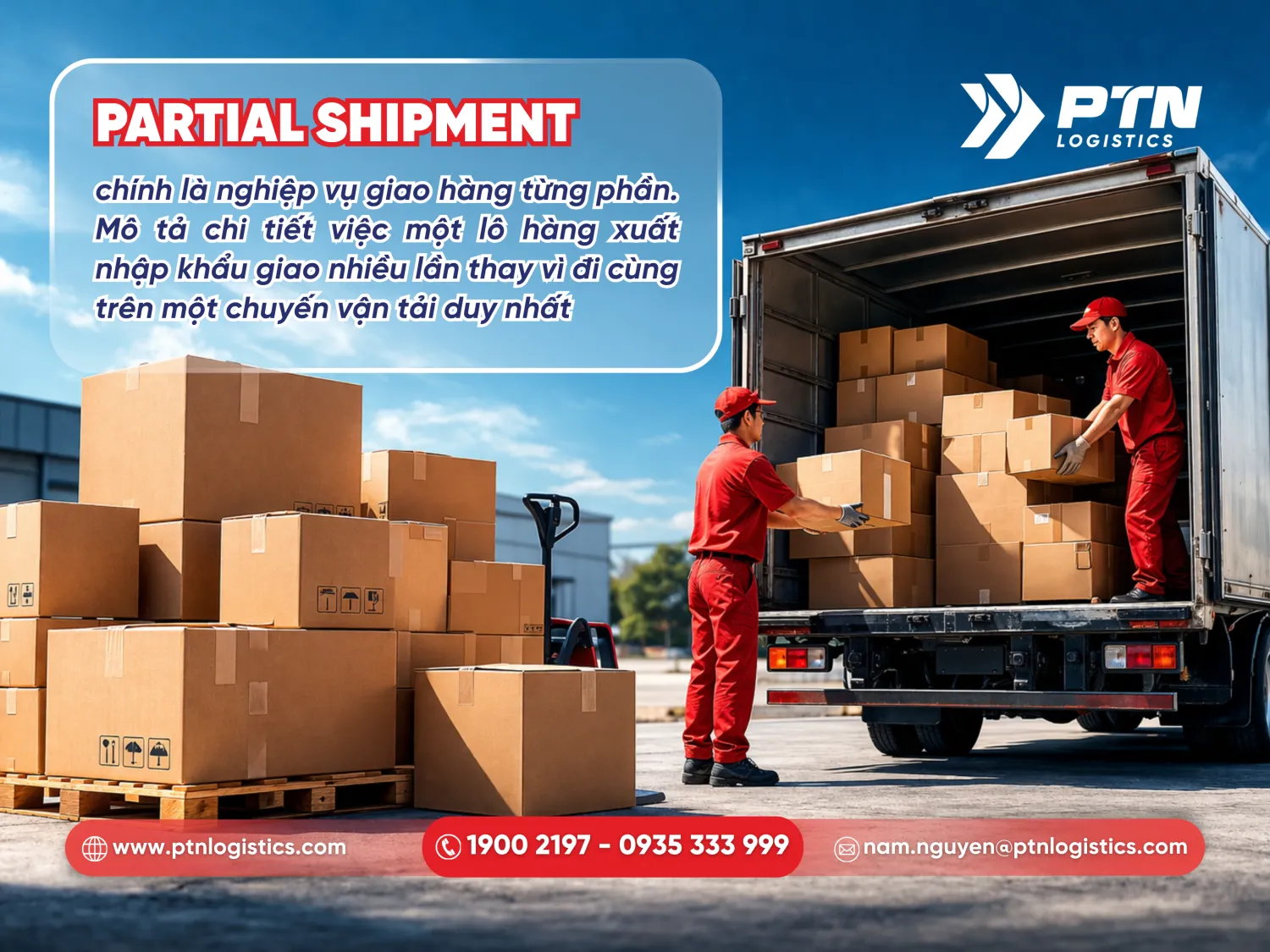 Khái niệm chi tiết về partial shipment