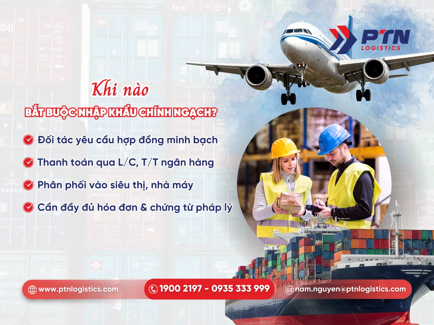 Khi nào bắt buộc phải nhập khẩu chính ngạch