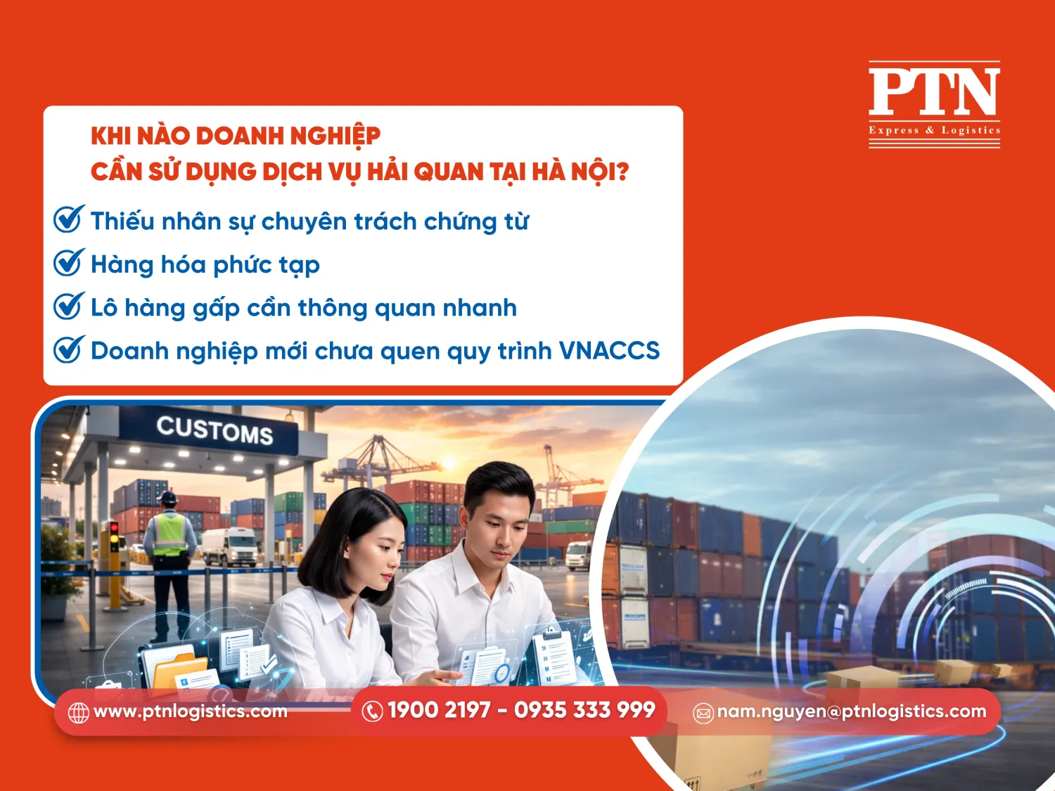 Khi nào doanh nghiệp cần sử dụng dịch vụ hải quan tại Hà Nội