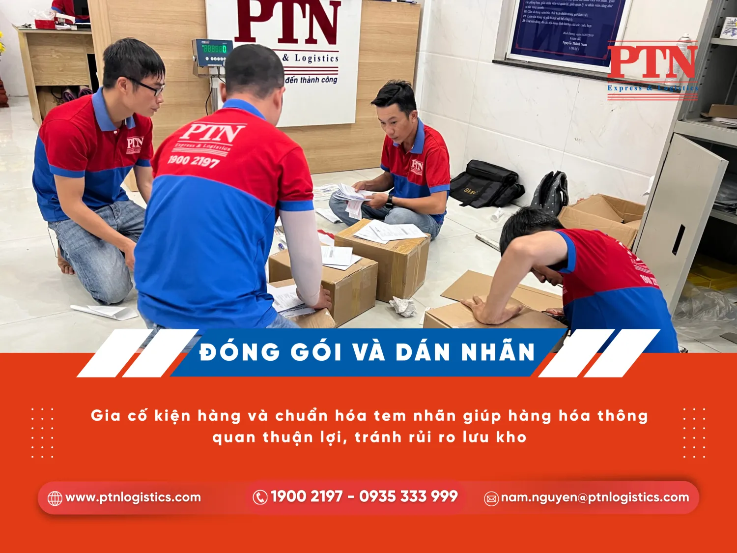 Kiểm tra đóng gói và nhãn mác