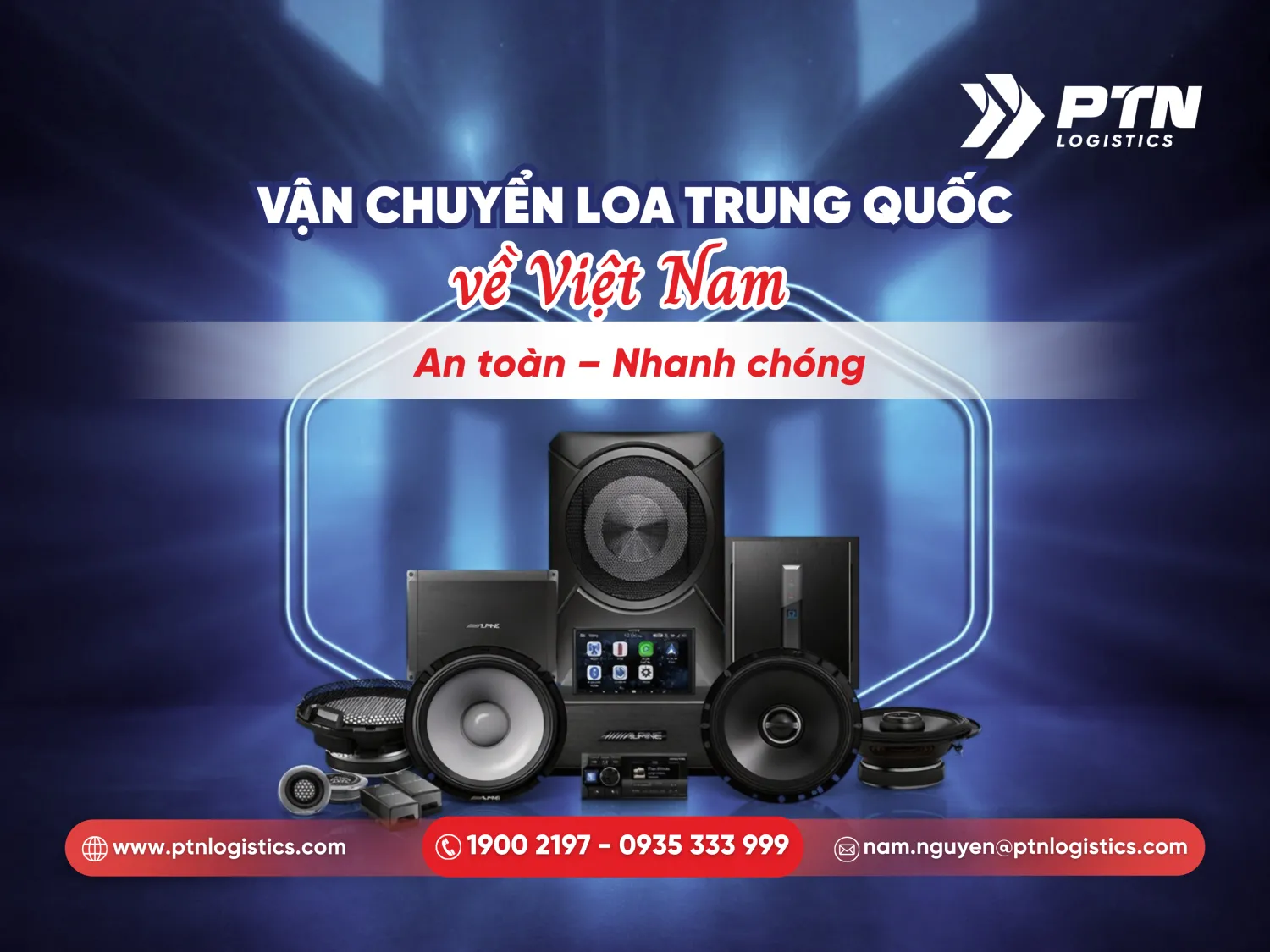 Loa nhập khẩu Trung Quốc về Việt Nam