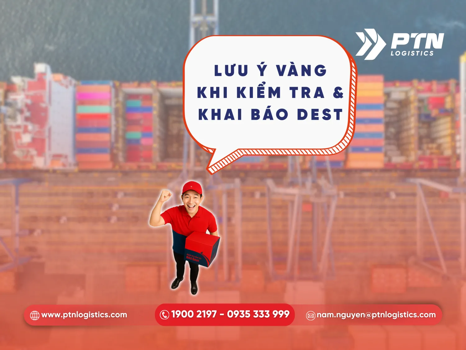 Lưu ý khi khai báo và kiểm tra DEST