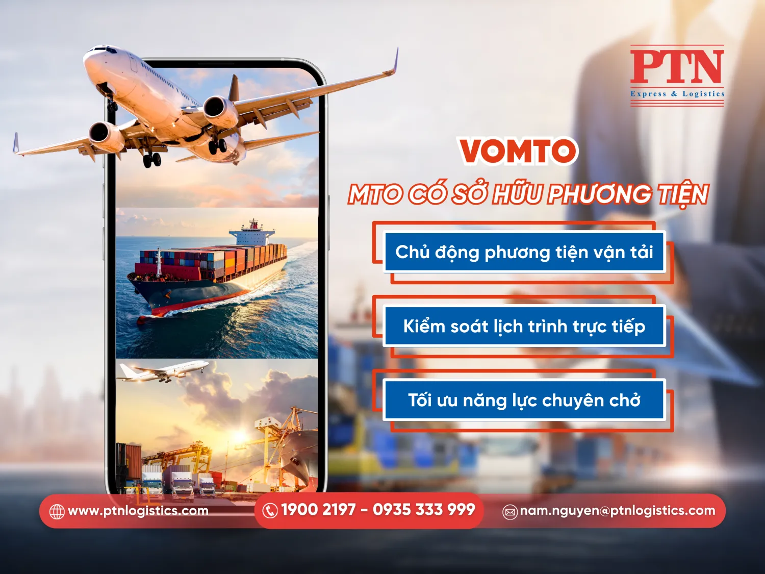 MTO có sở hữu phương tiện