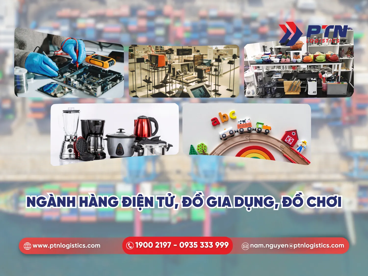 Ngành hàng điện tử, đồ gia dụng và đồ chơi