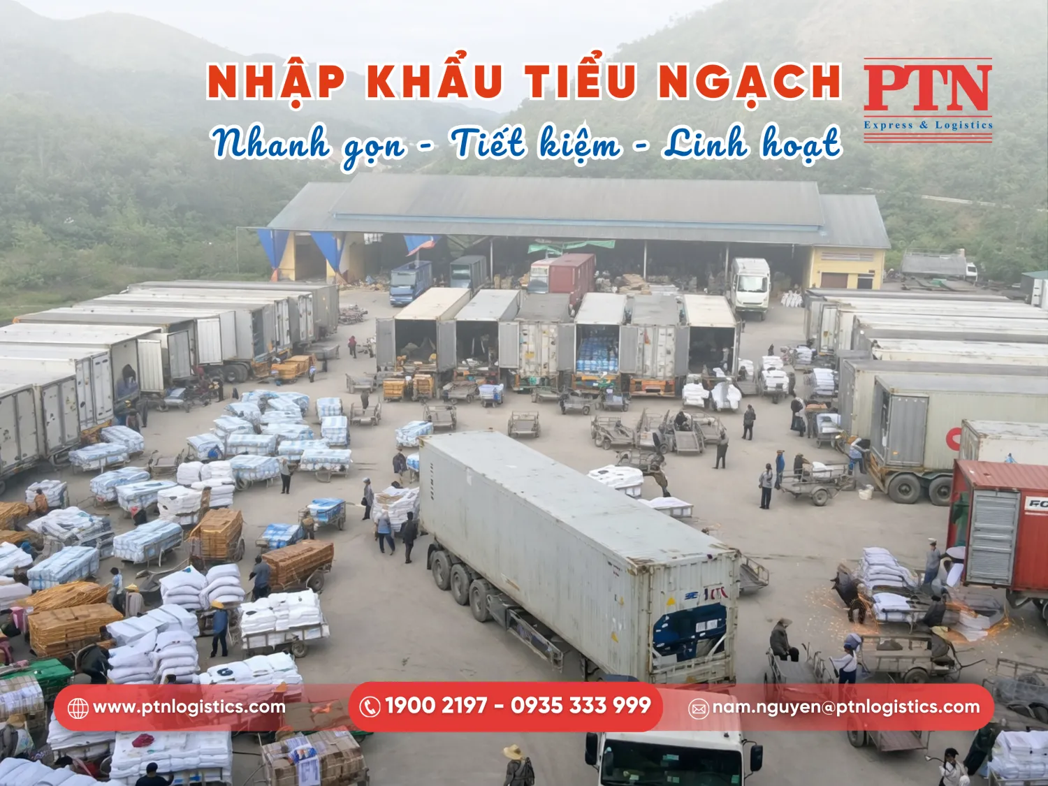 Nhập giày sneaker Quảng Châu bằng đường tiểu ngạch