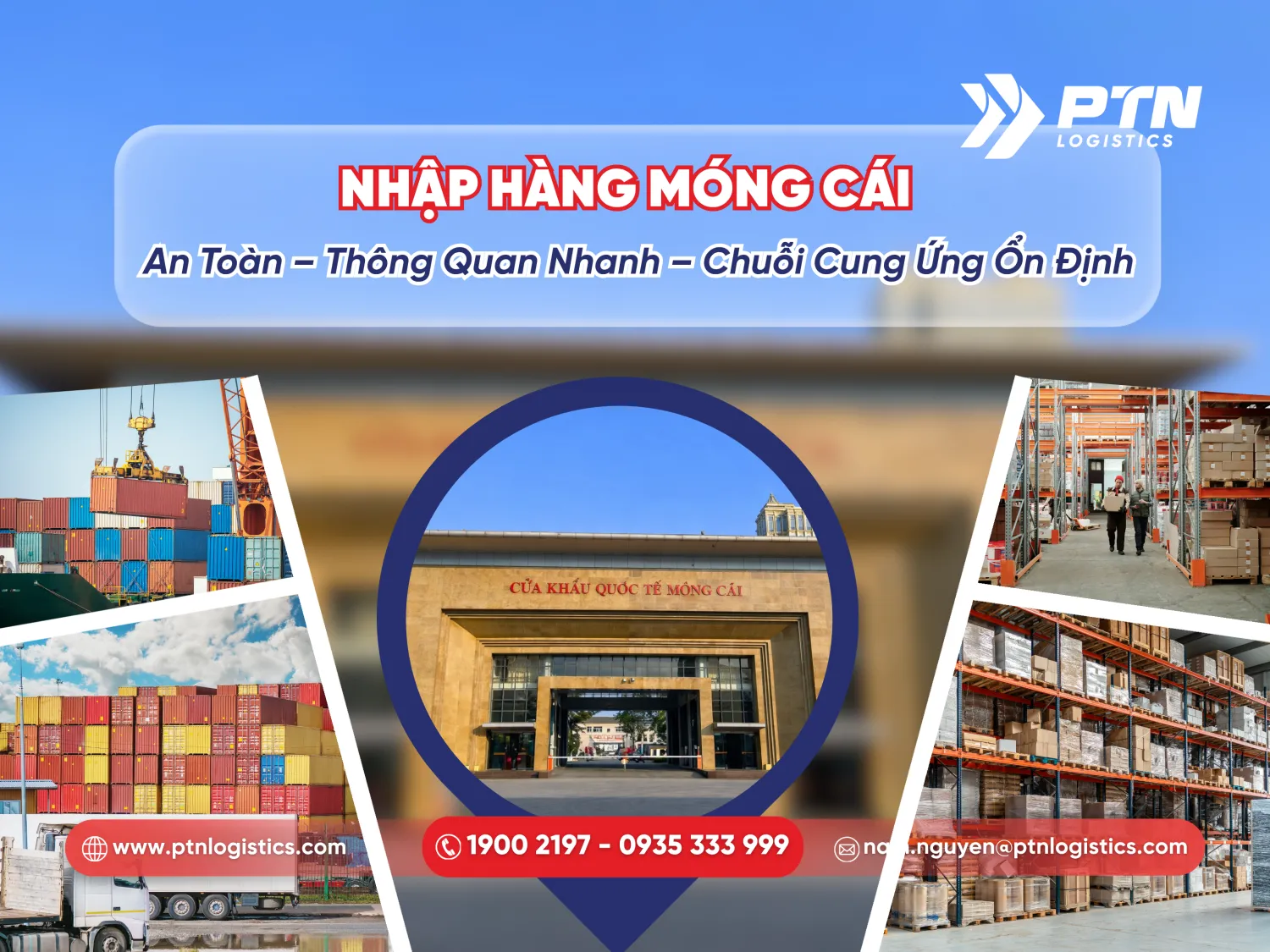 Nhập hàng Móng Cái an toàn, thông quan nhanh