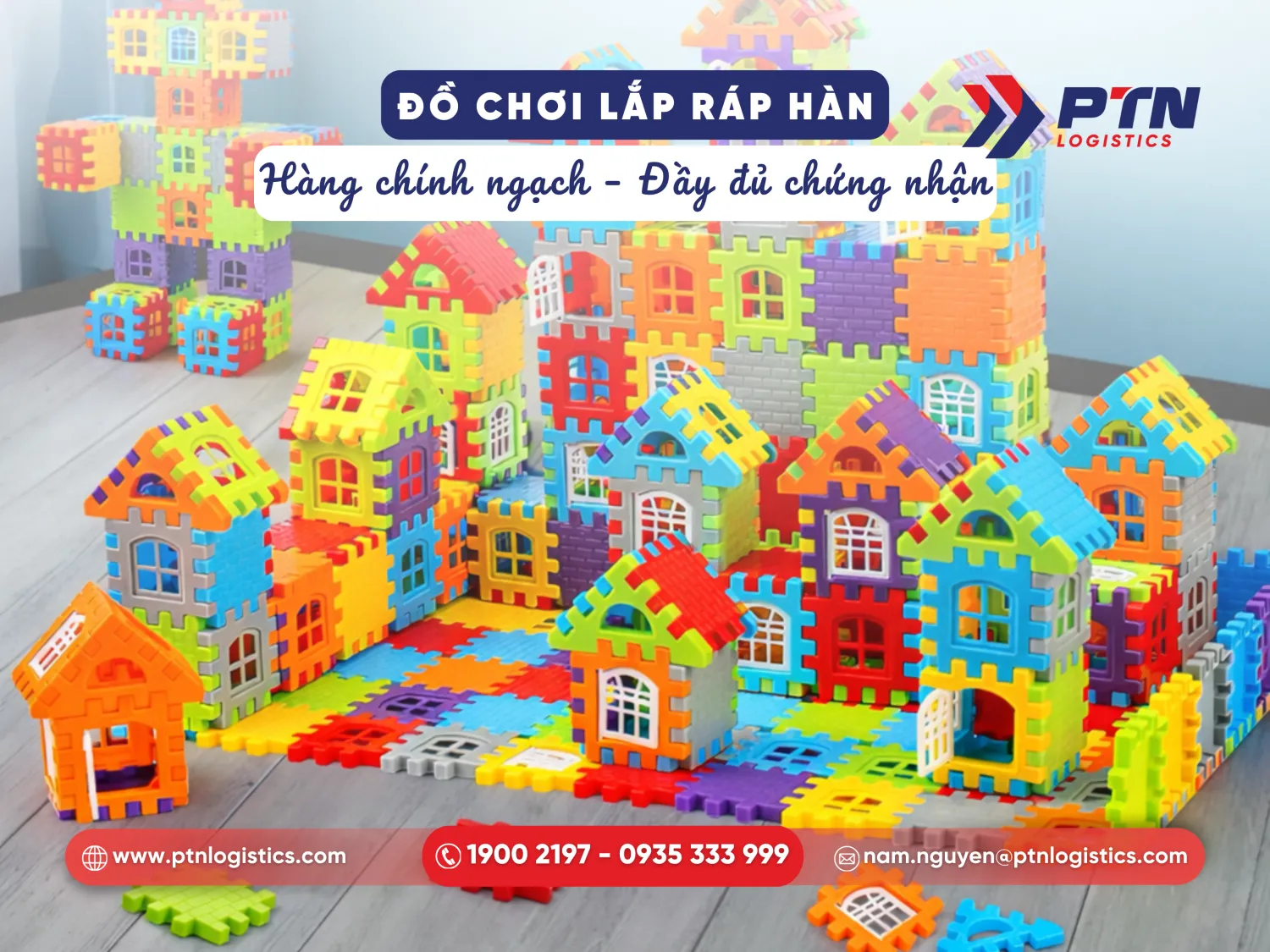 Nhập khẩu đồ chơi lắp ráp Hàn