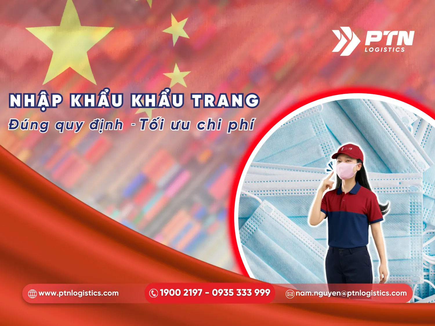 Nhập khẩu khẩu trang y tế Trung Quốc