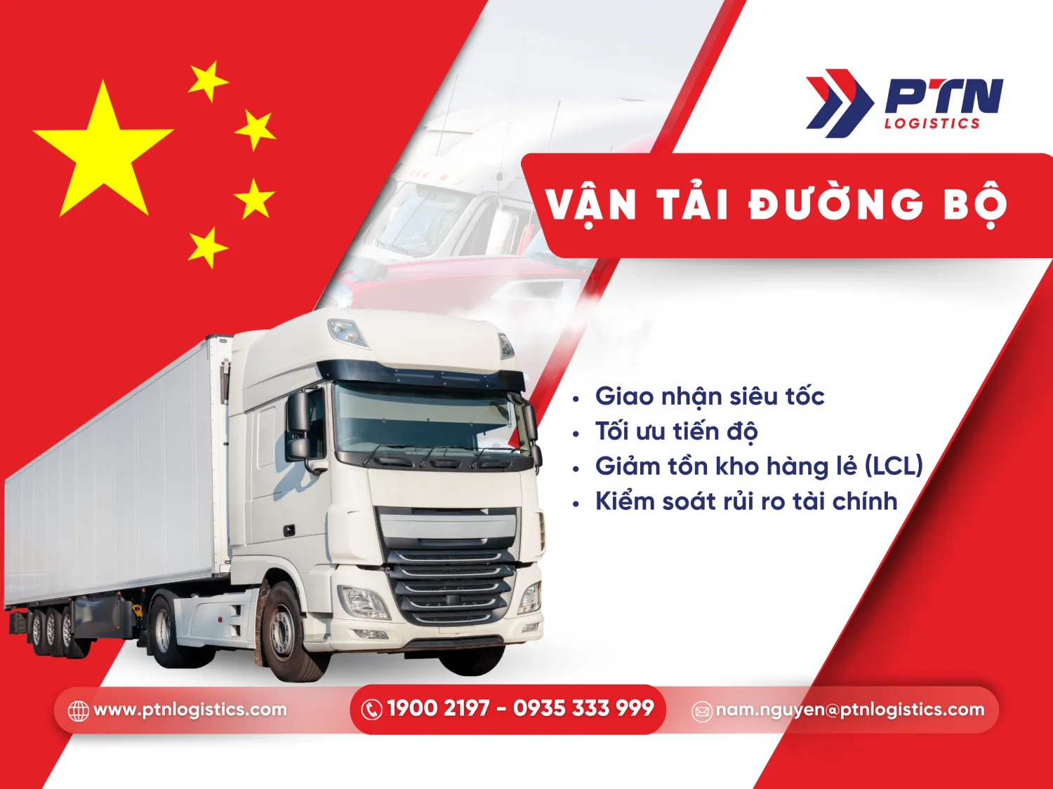 Nhập khẩu phụ tùng oto Trung Quốc bằng phương thức đường bộ