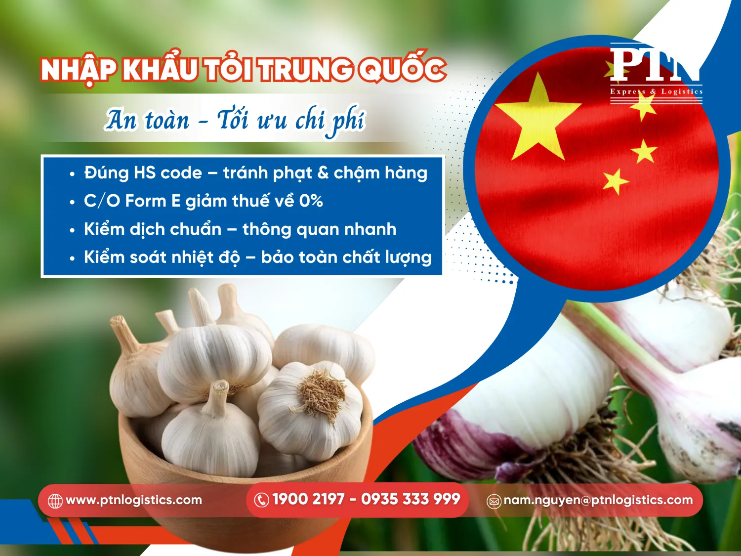 Nhập khẩu tỏi Trung Quốc