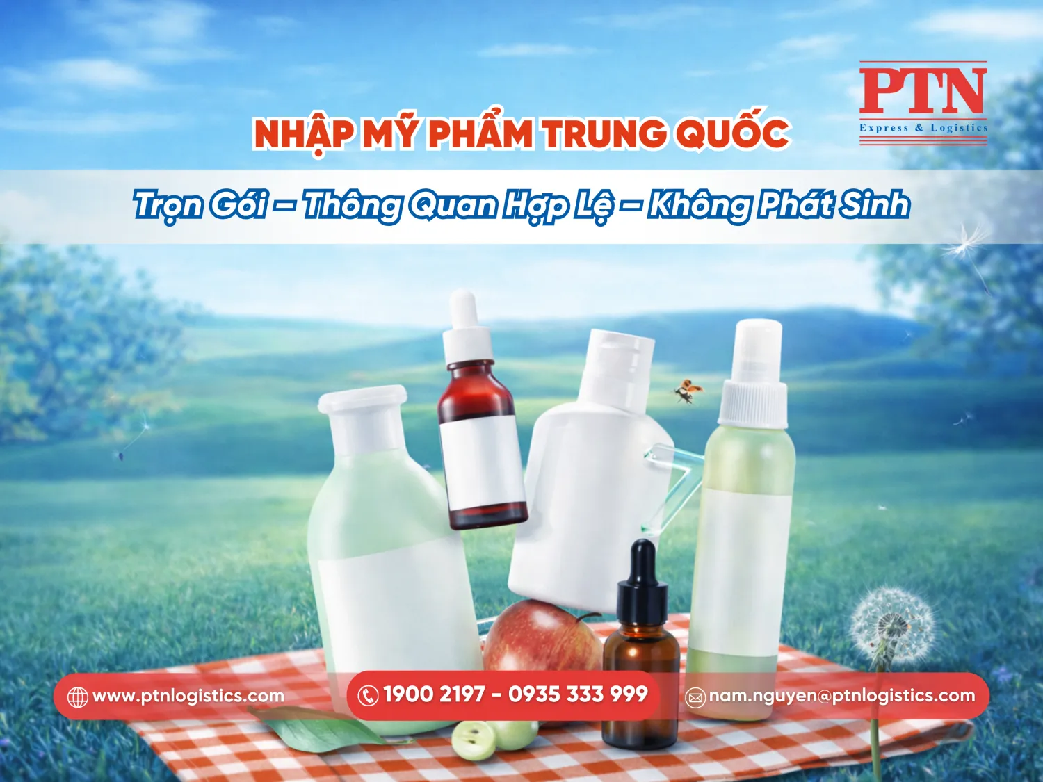 Nhập mỹ phẩm Trung Quốc