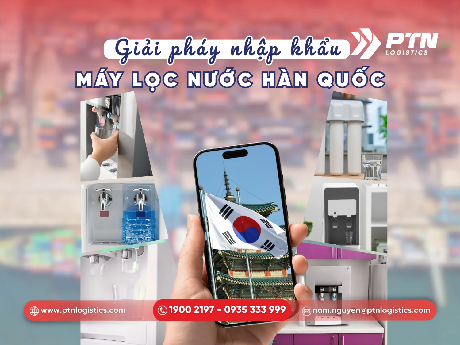 Những giải pháp nhập khẩu máy lọc nước Hàn chuyên nghiệp