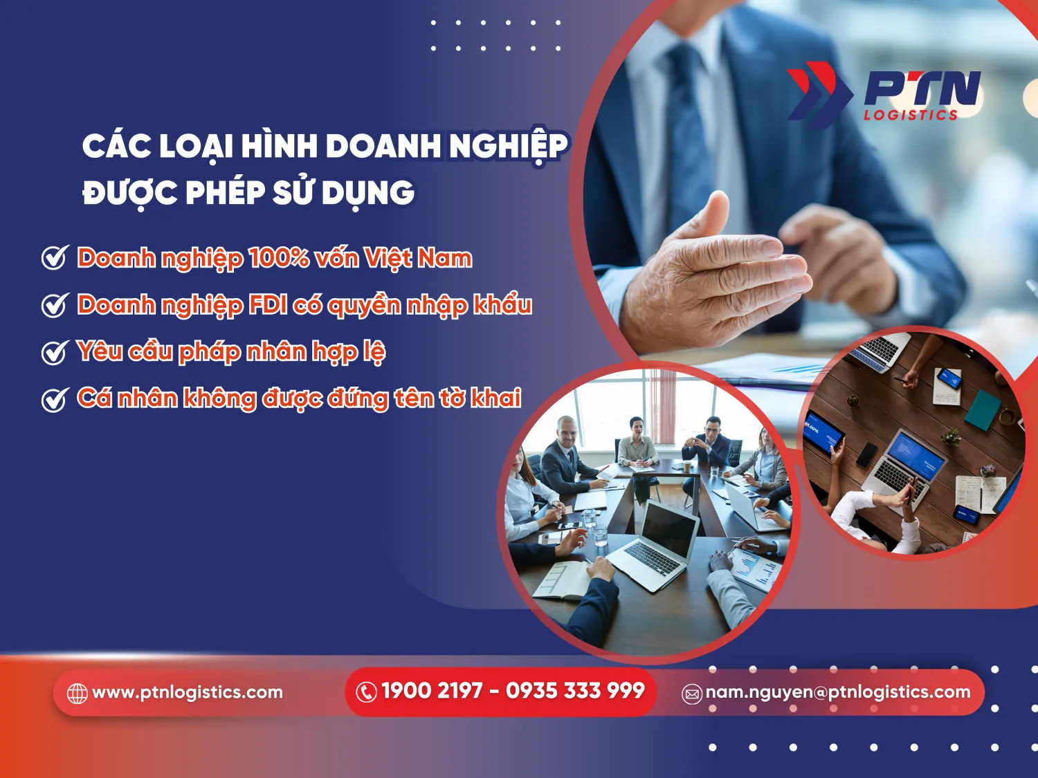 Những loại hình doanh nghiệp được phép sử dụng