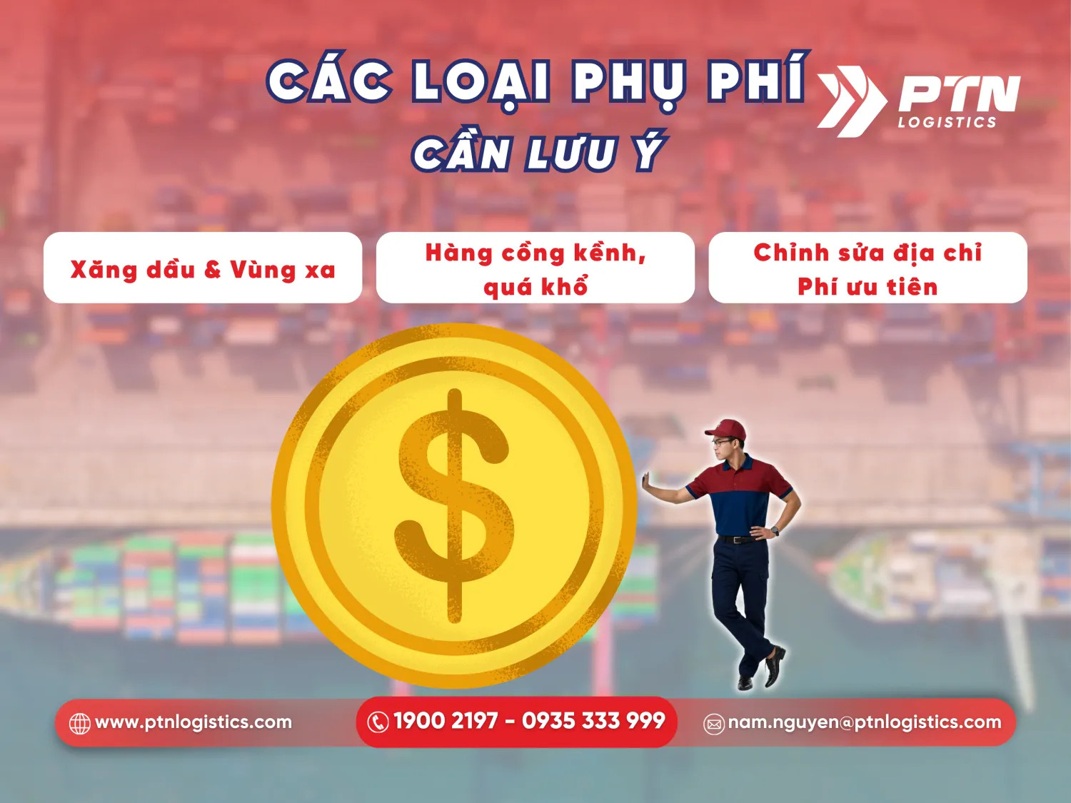 Những loại phụ phí khi gửi hàng đi Philippines