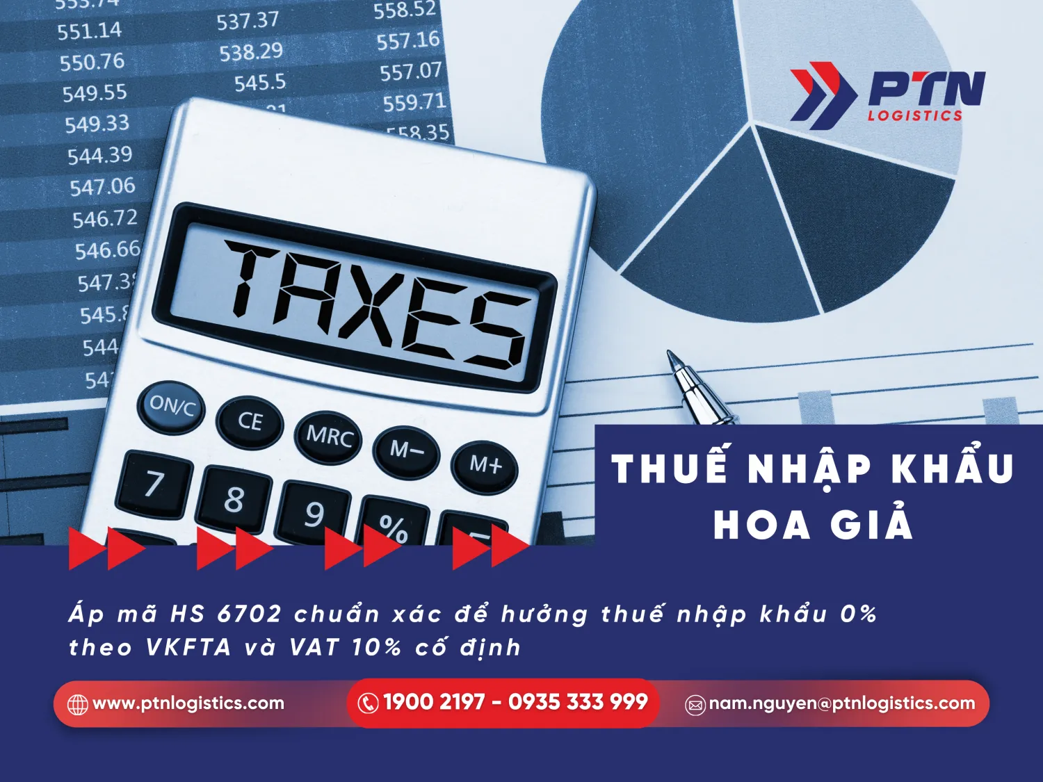 Những loại thuế khi nhập hoa giả Hàn Quốc