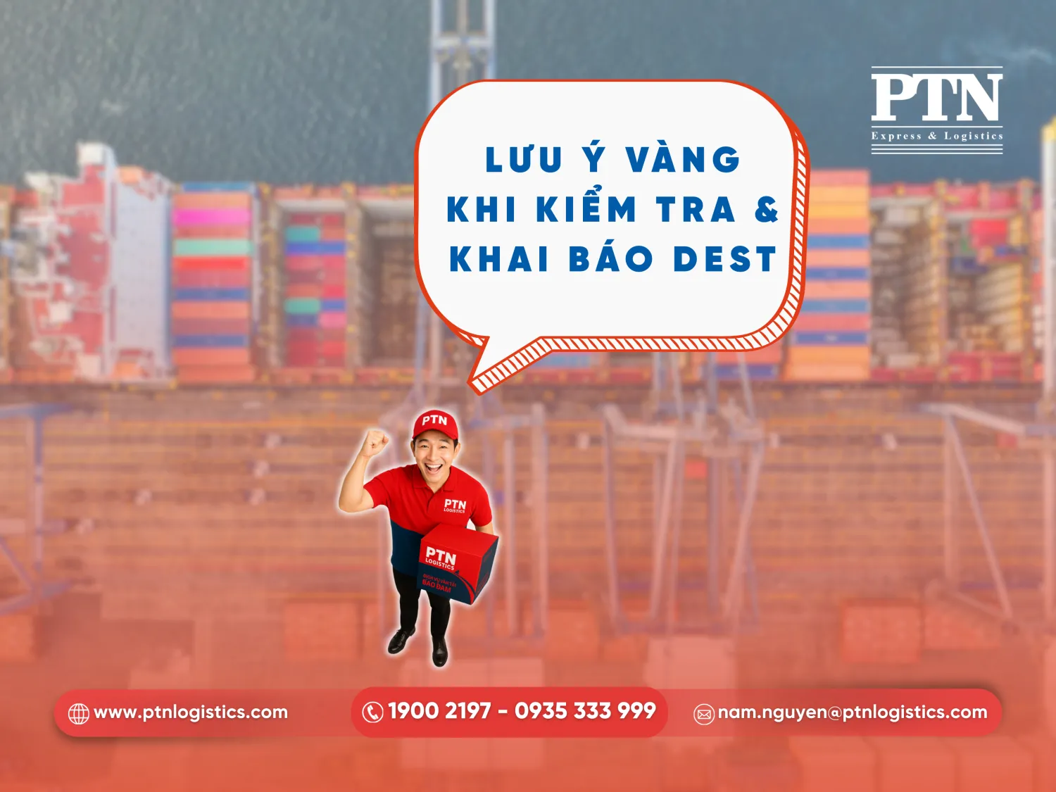 Những lưu ý khi khai báo và kieemrtra DEST