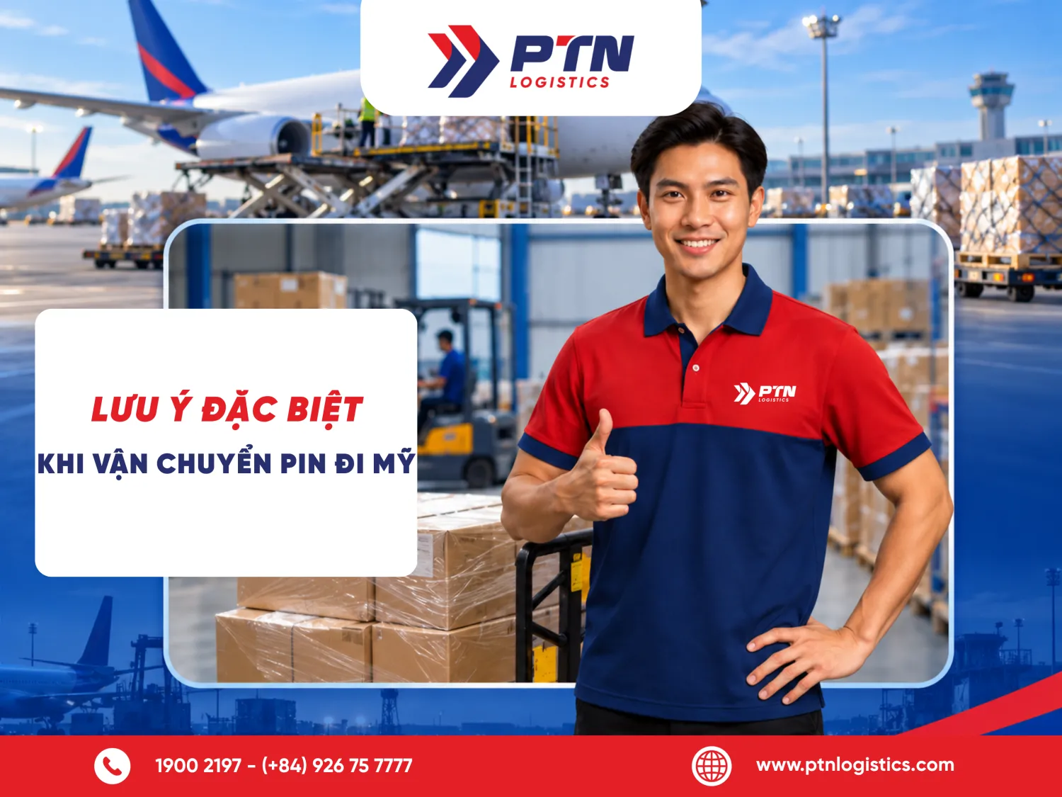 Trường hợp cần kiểm tra trước khi vận chuyển pin bằng đường hàng không đi Mỹ