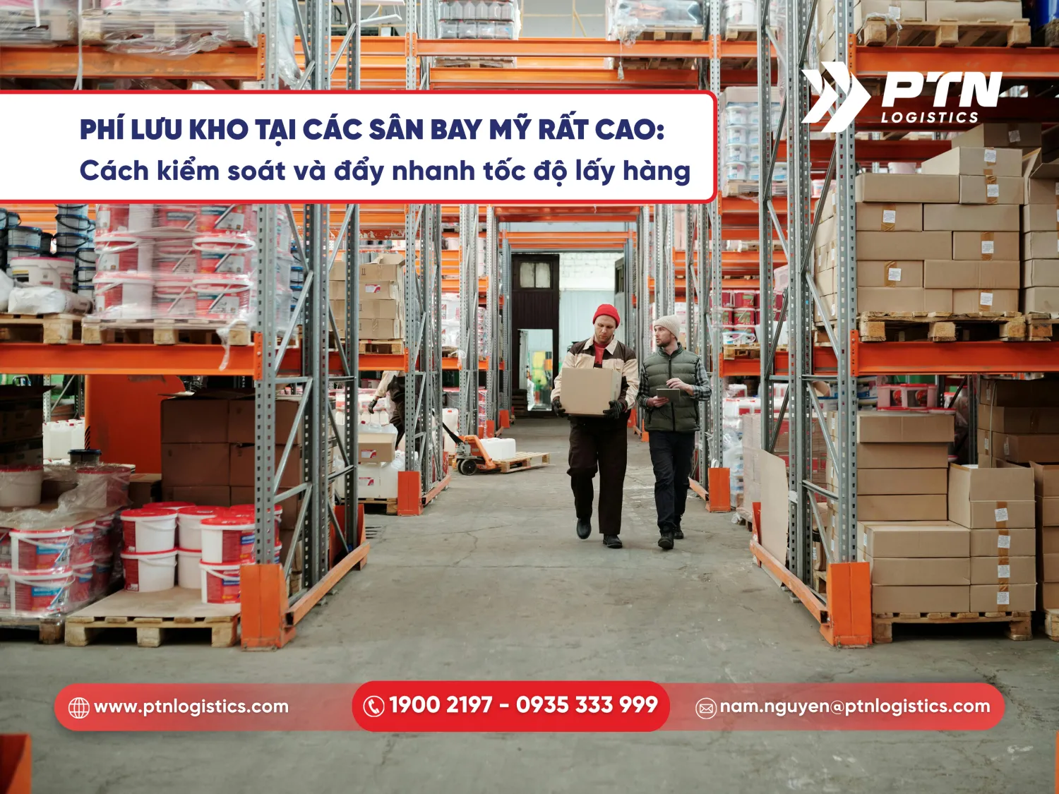 Phí lưu kho tại các sân bay ở Mỹ rất cao