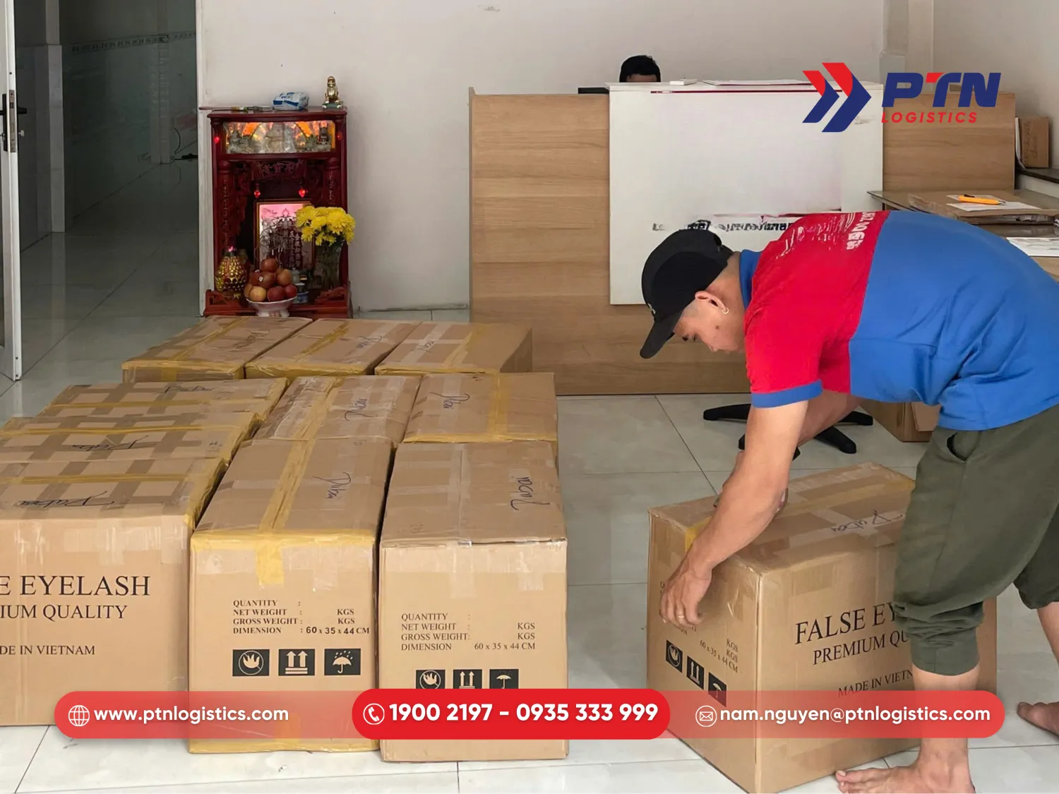 PTN hỗ trợ đóng gói chuẩn quốc tế