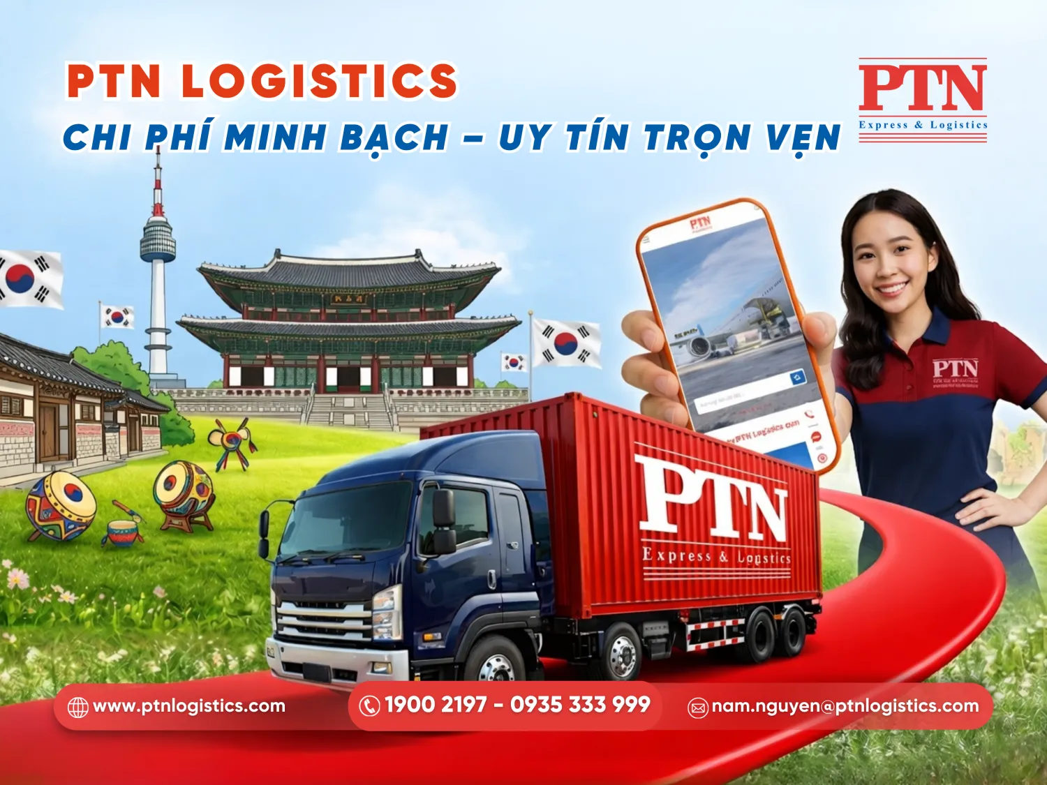 PTN Logistics cam kết chất lượng dịch vụ