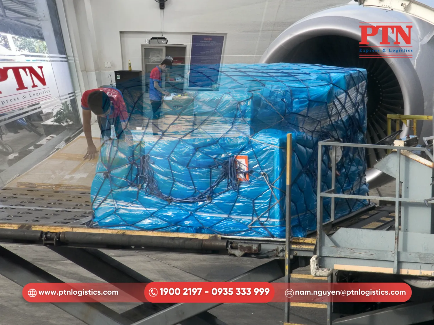PTN Logistics cung cấp giải pháp vận tải hàng không chuyên nghiệp