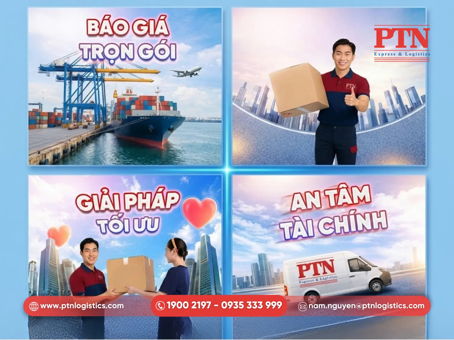 PTN Logistics giúp tối ưu hóa lợi nhuận