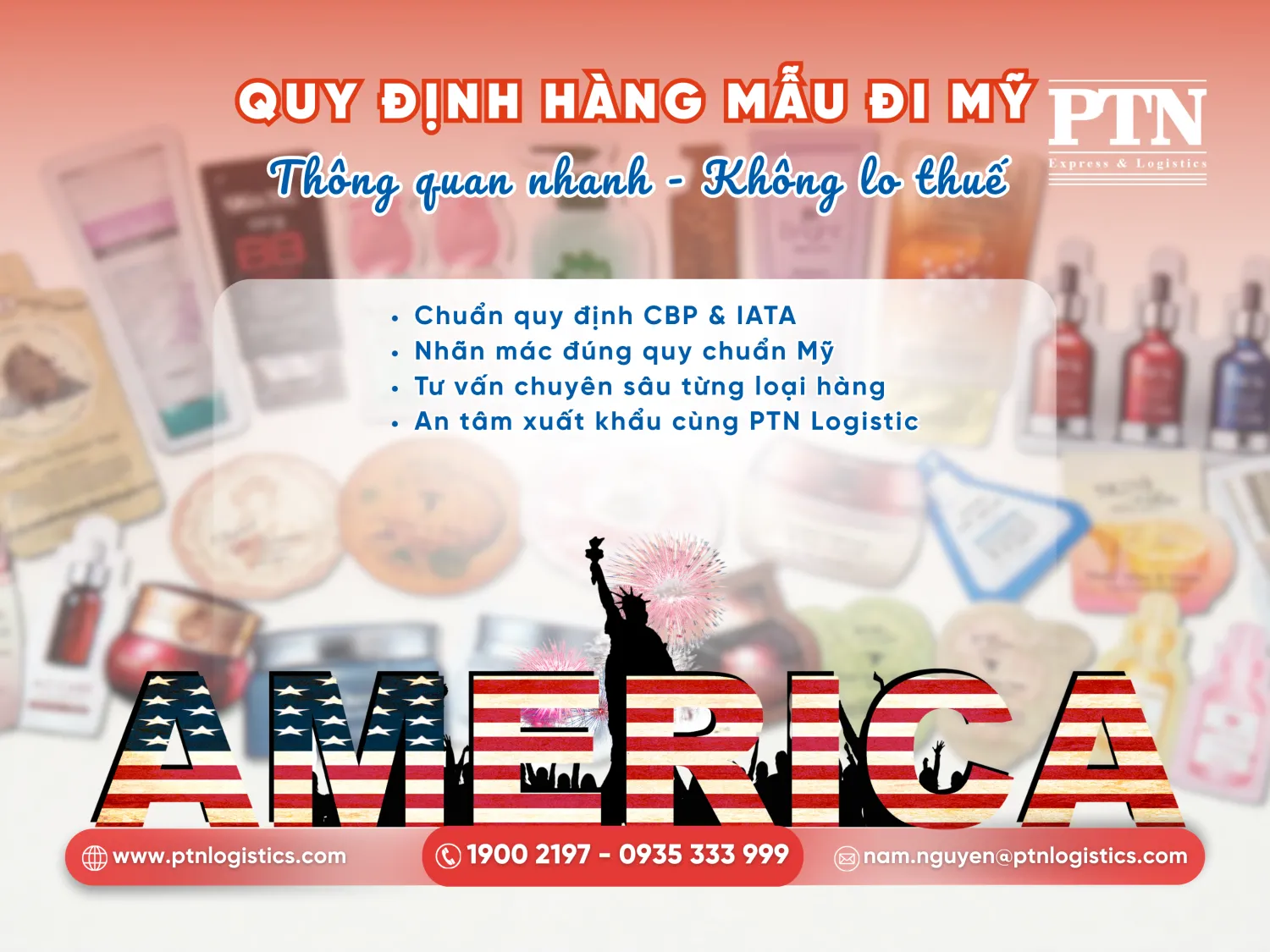 Quy định về hàng mẫu khi nhập vào Mỹ