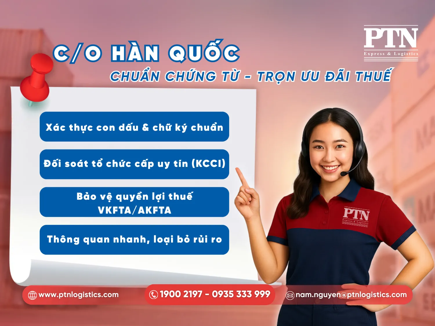 Quy trình kiểm tra tính hợp lệ của C/O