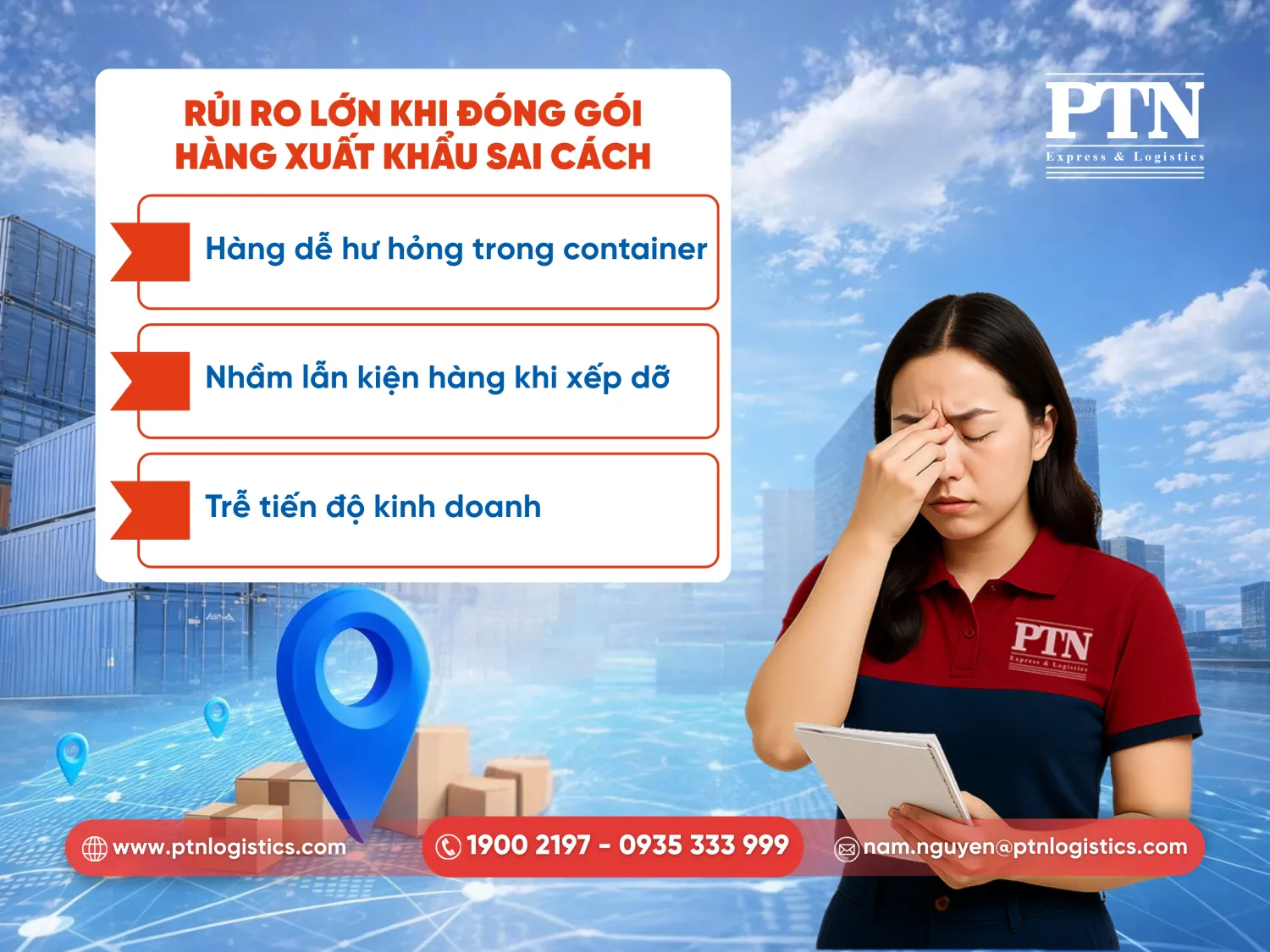 Rủi ro lớn khi đóng gói hàng xuất khẩu sai cách