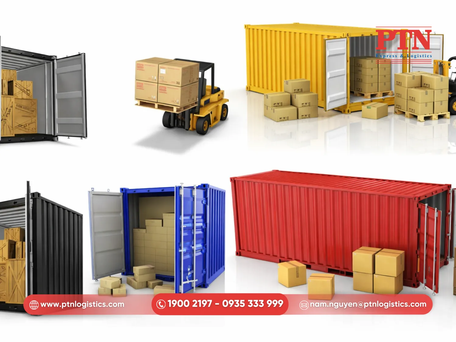 Sắp xếp hàng nội thất trong container để tránh va đập chéo