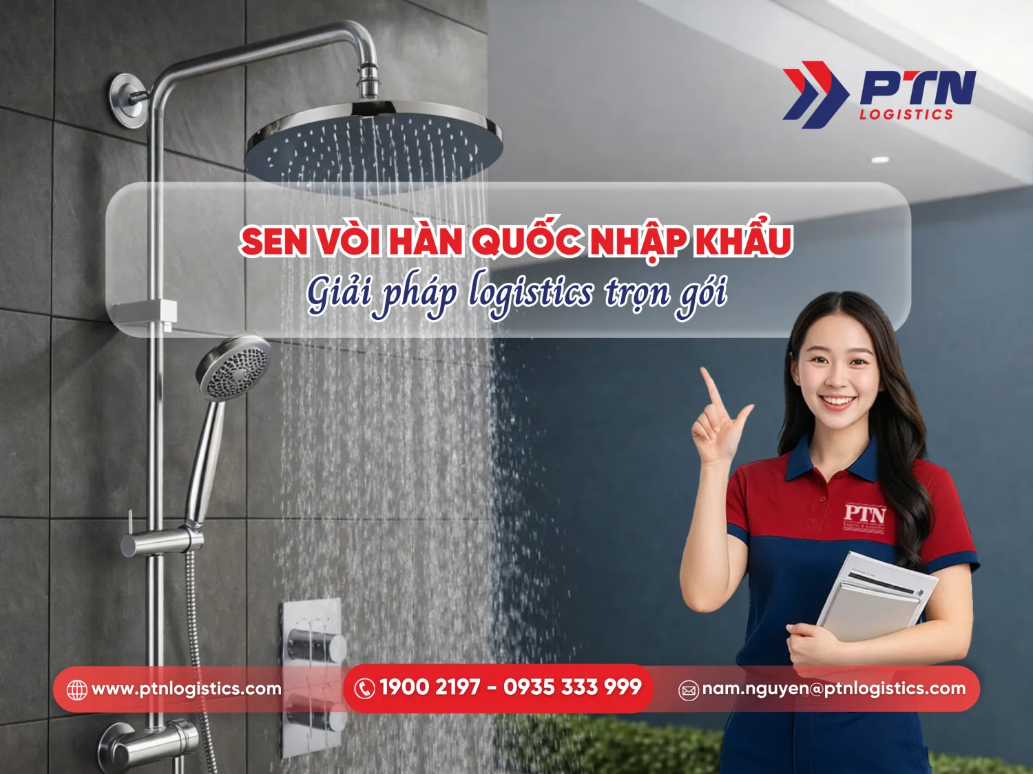 Sen vòi Hàn Quốc nhập khẩu, giải pháp logistics trọn gói