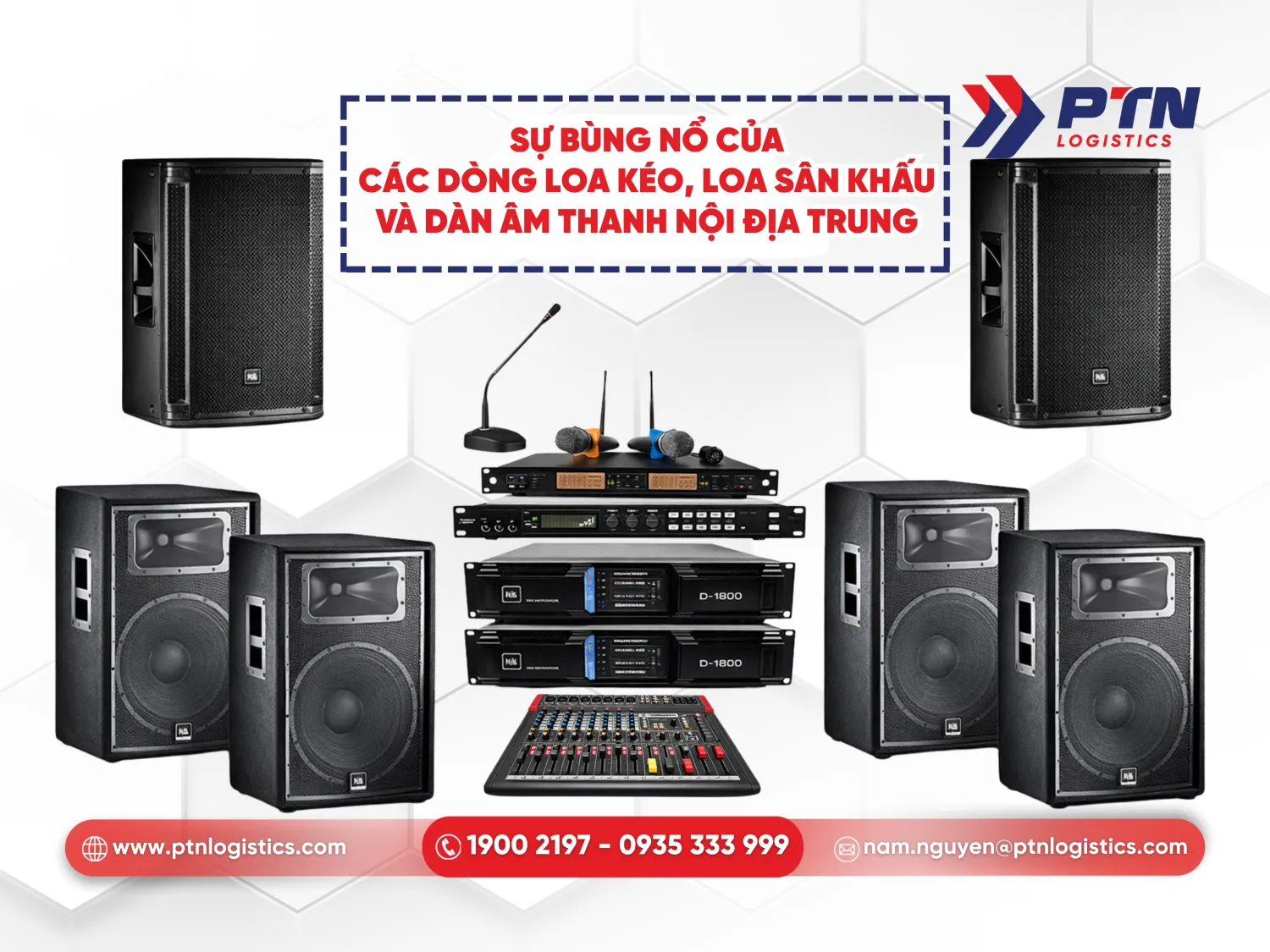 Sự bùng nổ lớn của các dòng loa kéo, loa sân khấu và dàn âm thanh nội địa Trung