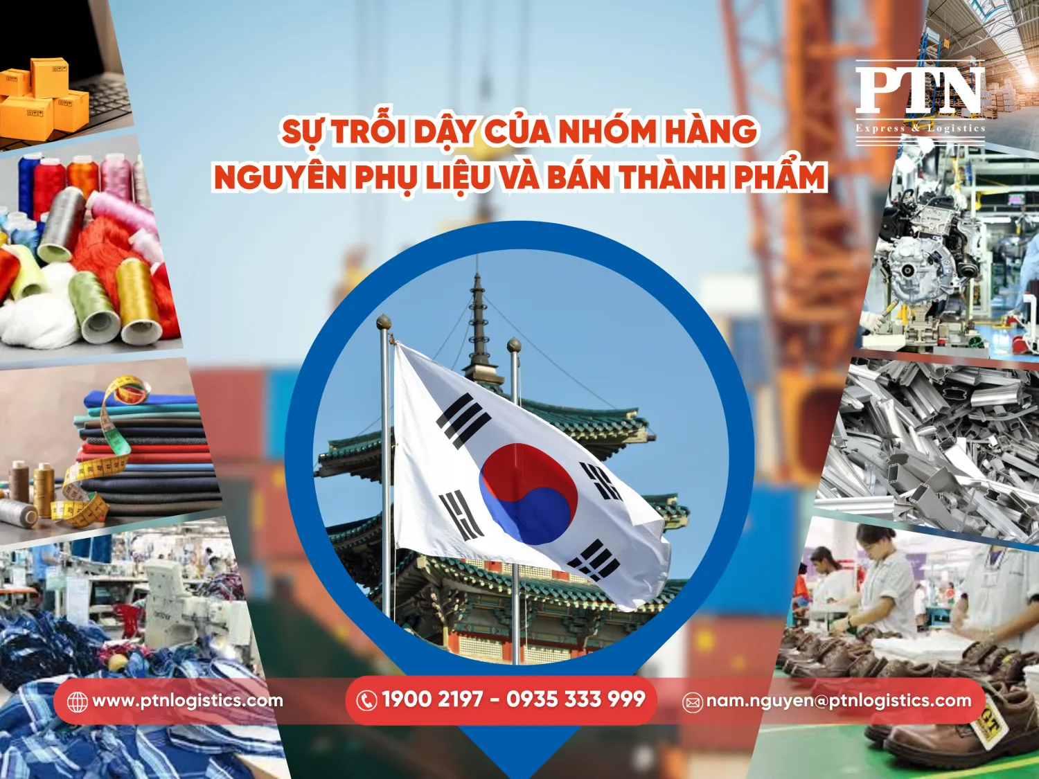 Sự trỗi dậy của nhóm hàng nguyên phụ liệu và bán thành phẩm