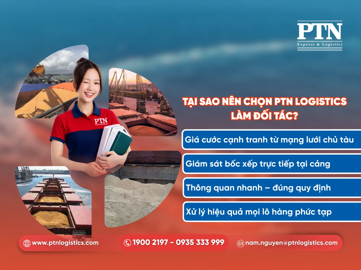 Tại sao nên chọn PTN Logistics làm đối tác
