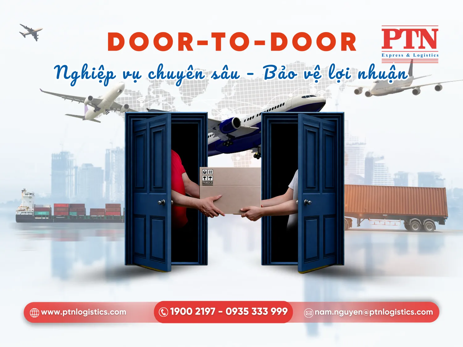 Thế nào là dịch vụ vận chuyển Door-to-door