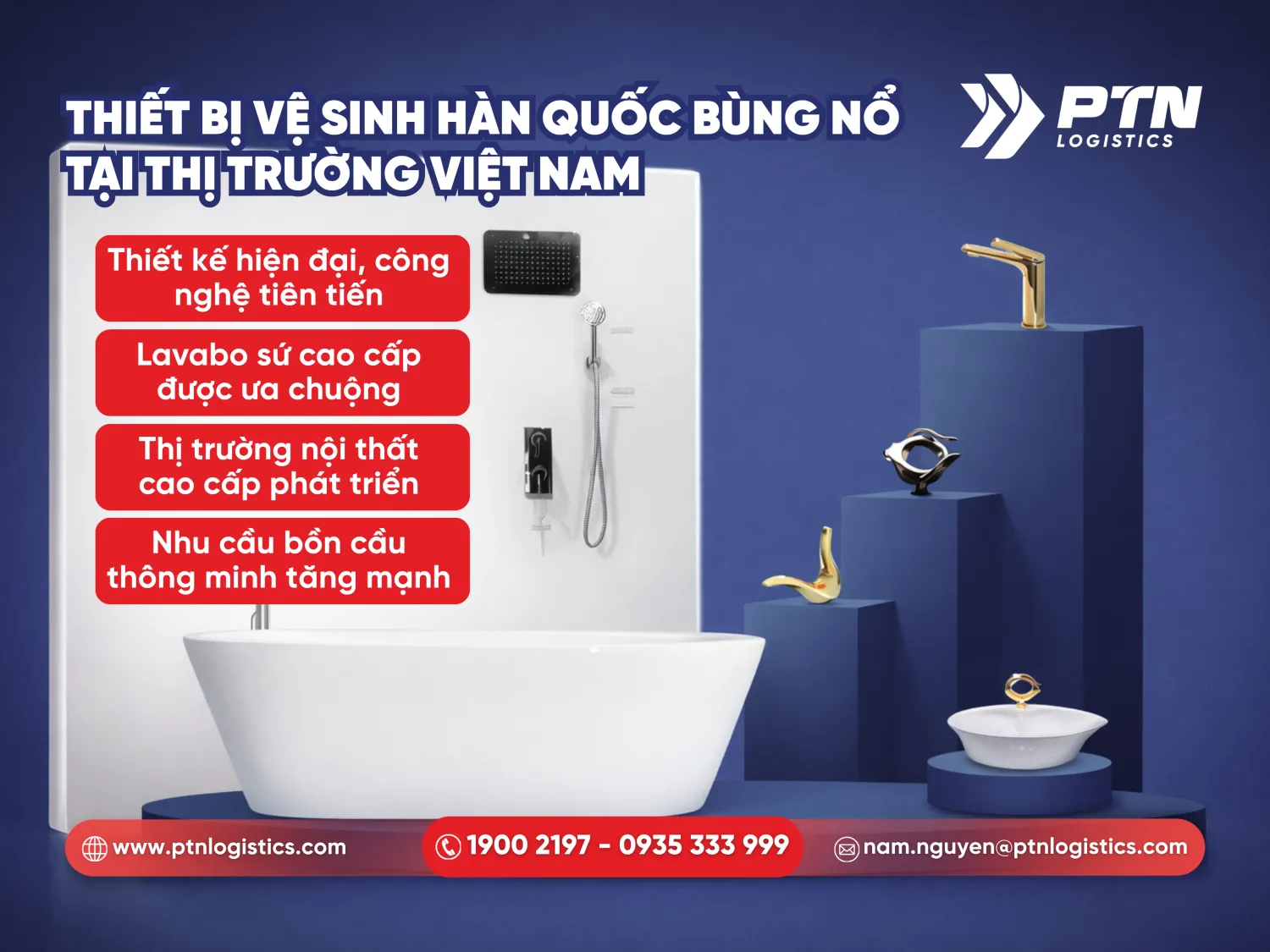 Thiết bị vệ sinh Hàn Quốc bùng nổ ở thị trường Việt Nam