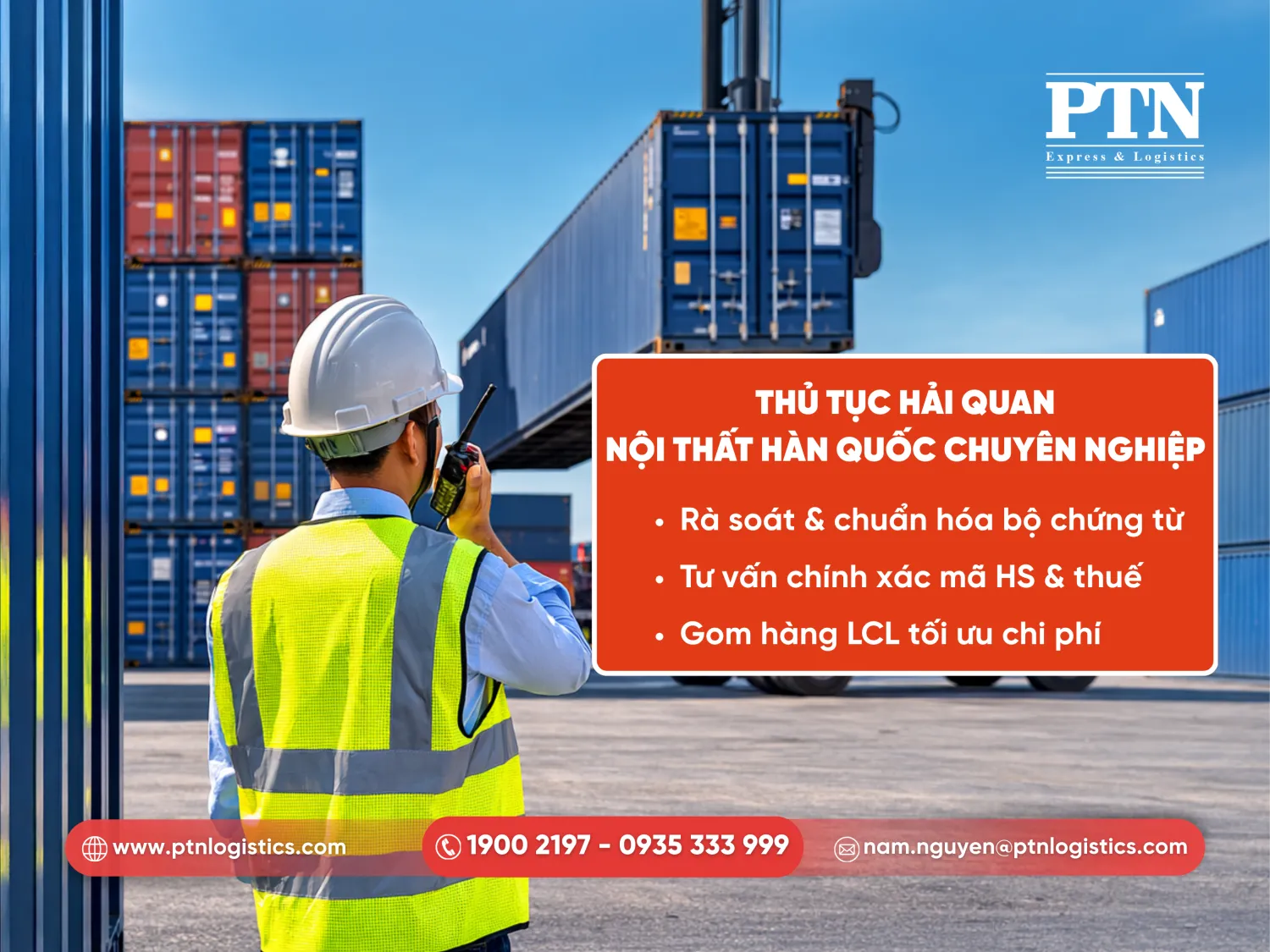 Thủ tục hải quan nội thất Hàn Quốc chuyên nghiệp