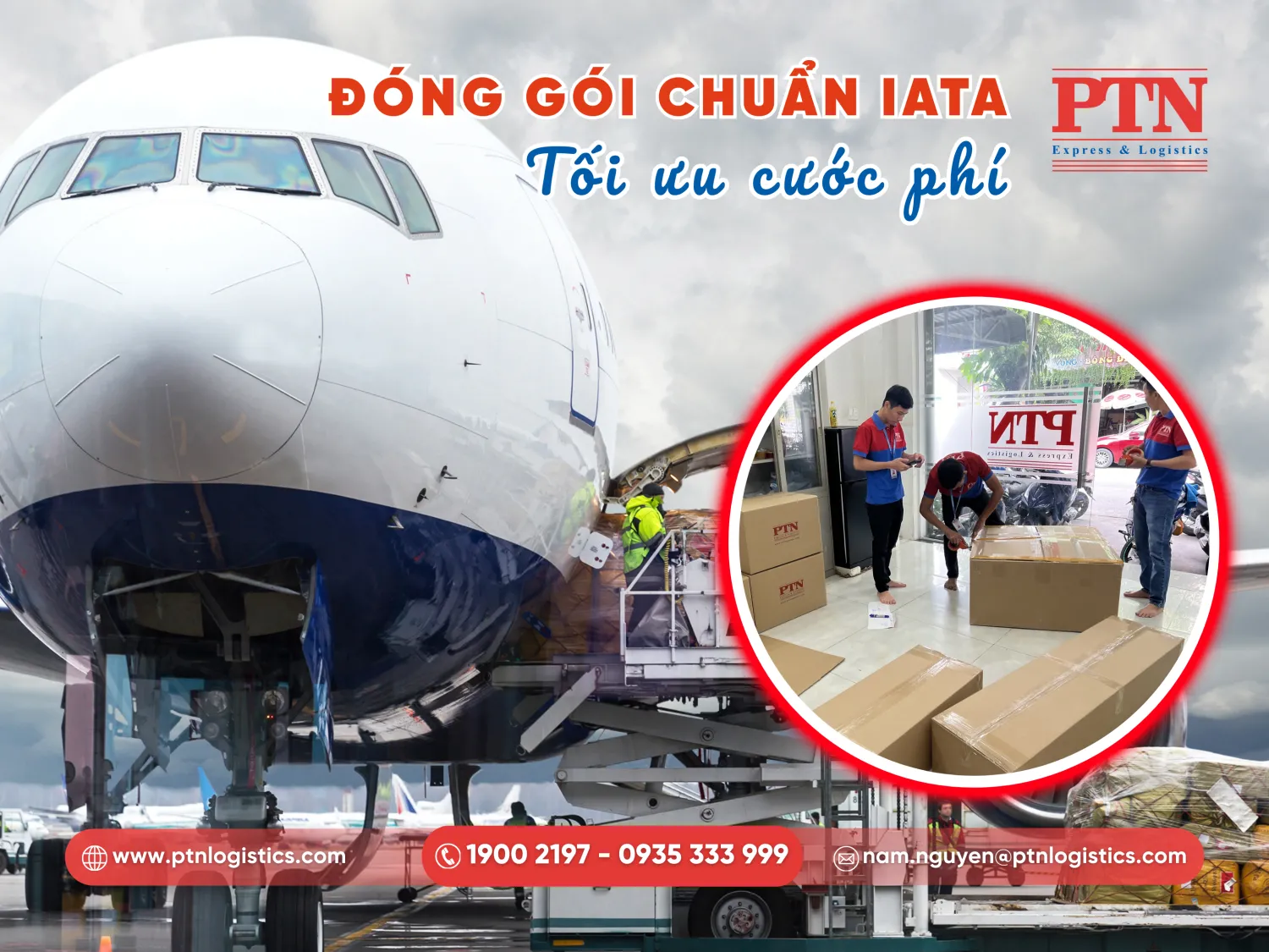 Thực hiện đóng gói chuẩn hàng không