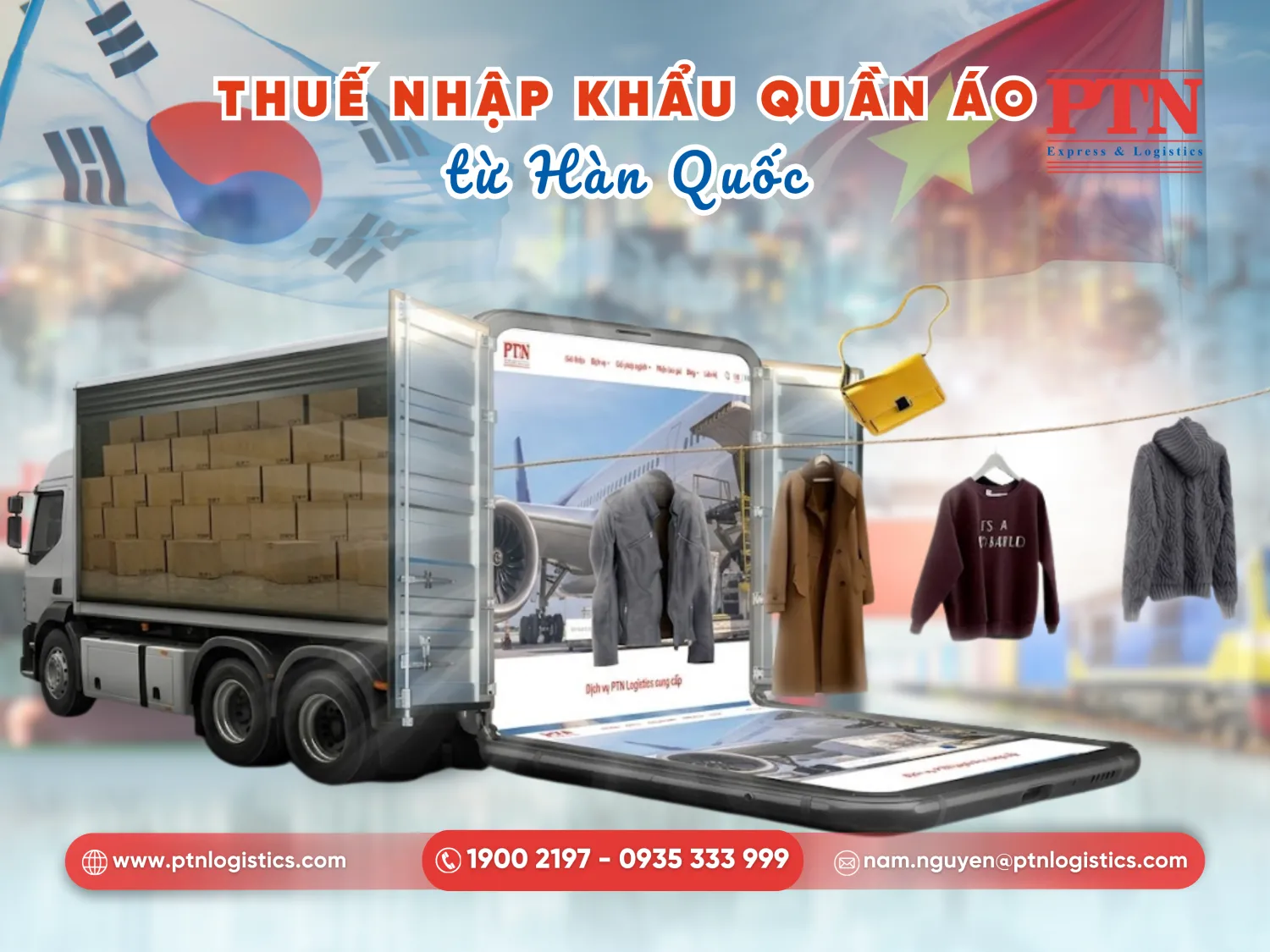 Thuế nhập khẩu quần áo từ Hàn Quốc