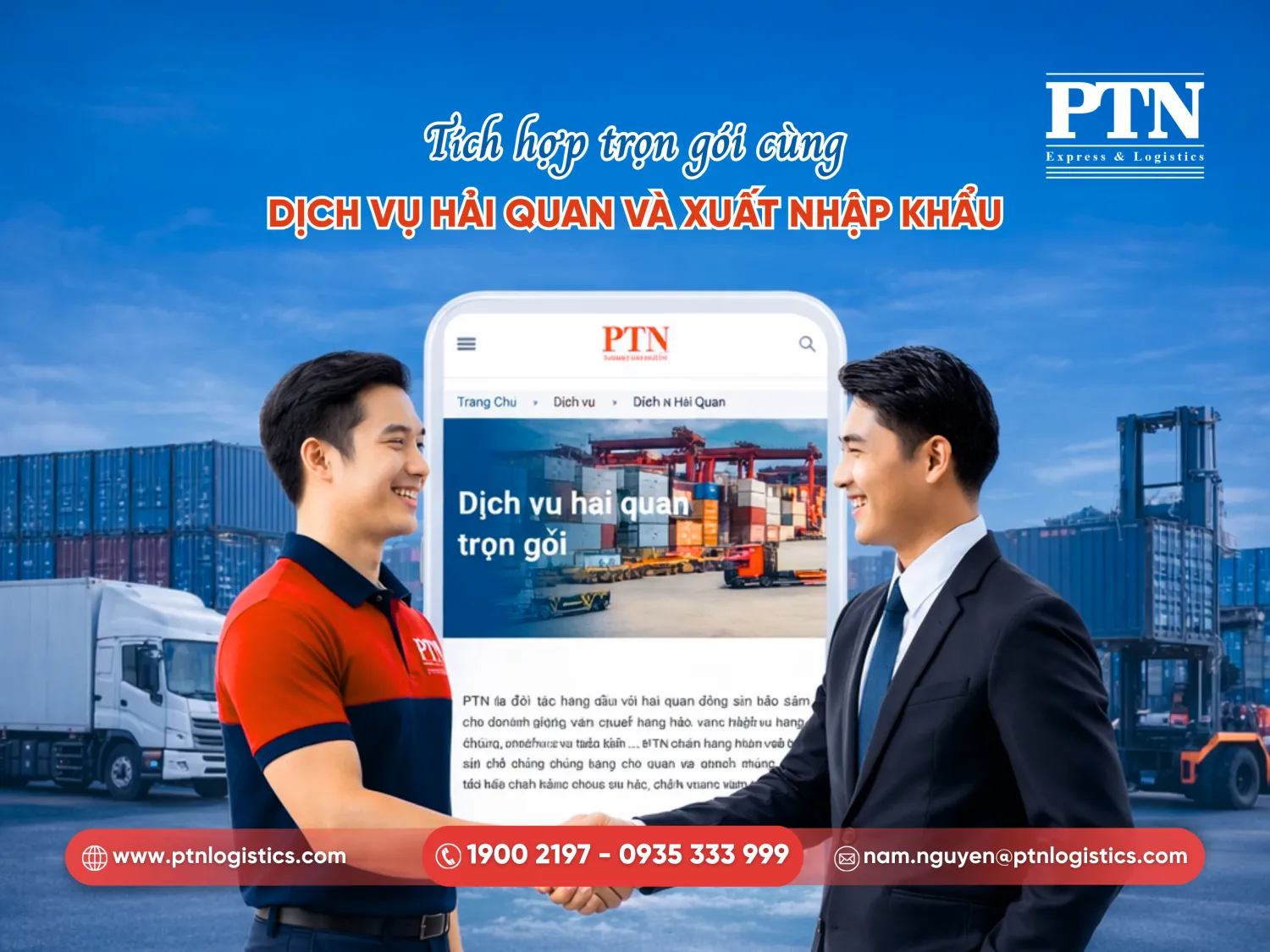 Tích hợp trọn gói cùng dịch vụ hải quan và xuất nhập khẩu