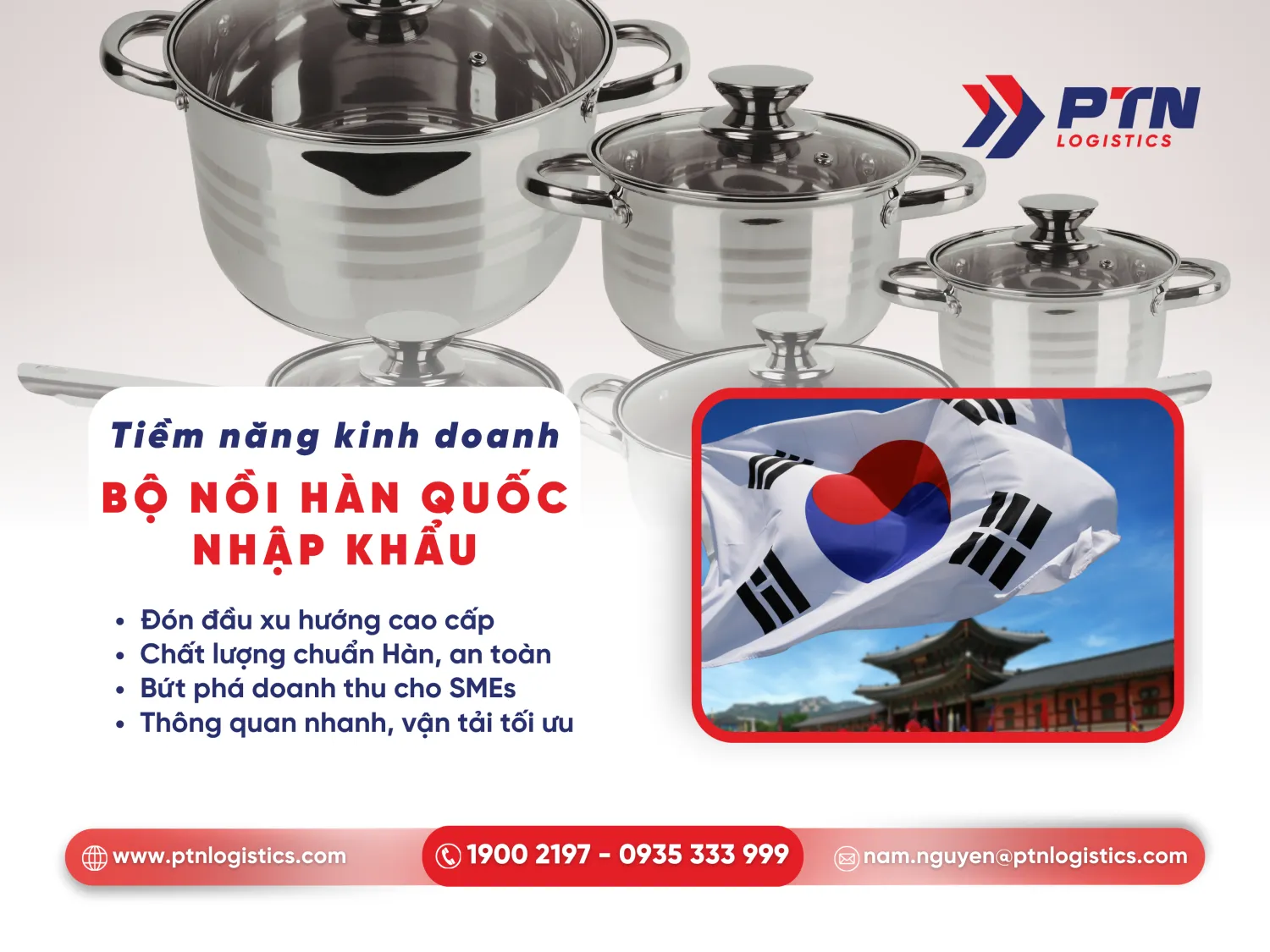 Tiềm năng kinh doanh bộ nồi Hàn Quốc nhập khẩu tại Việt Nam