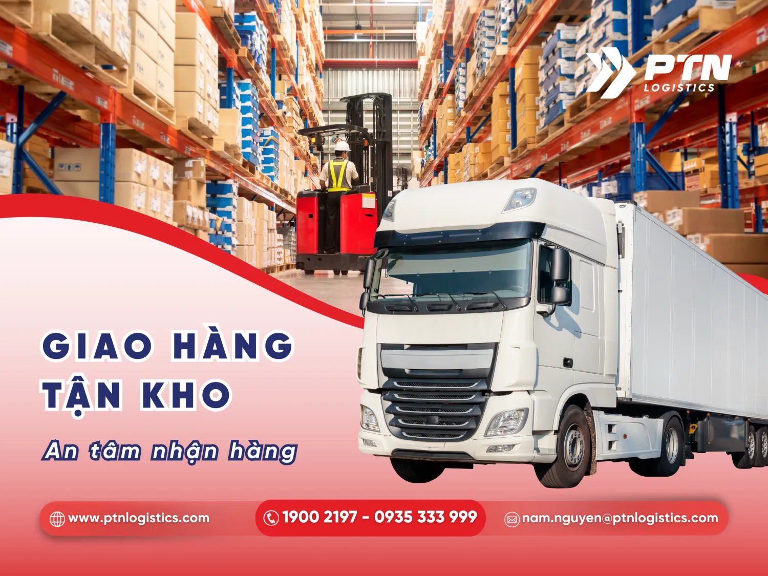 Tiến hành giao hàng tại kho Việt Nam
