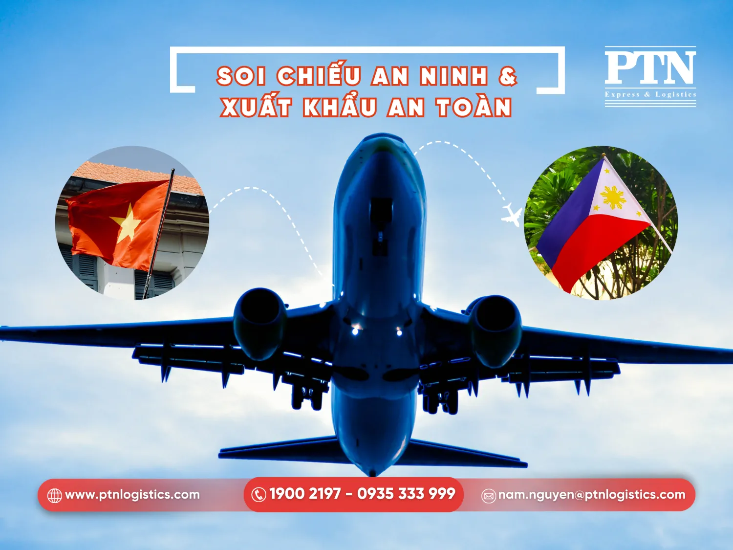 Tiến hành vận chuyển quốc tế từ Việt sang Philippines