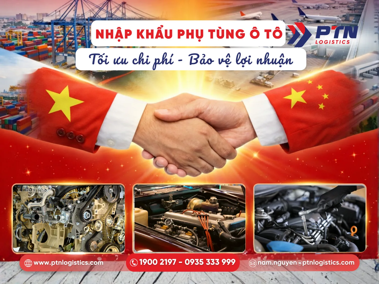 Tìm hiểu công ty nhập khẩu phụ tùng oto Trung Quốc