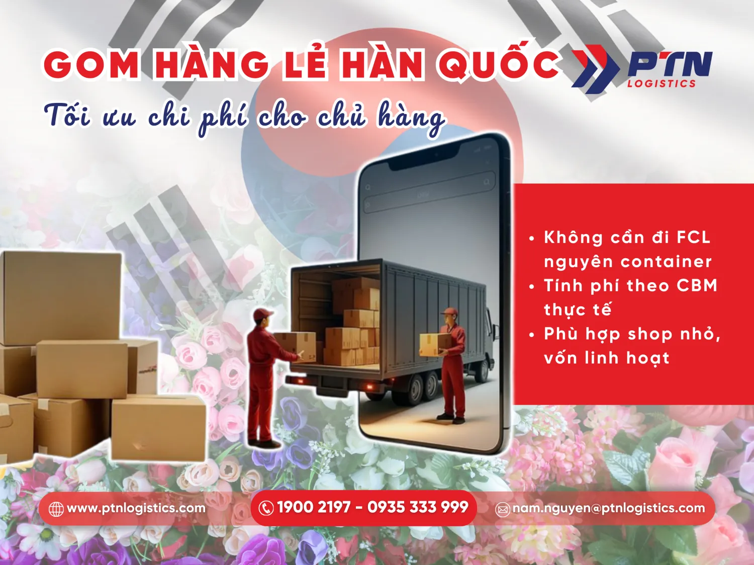 Tìm hiểu dịch vụ gom hàng tại Hàn Quốc