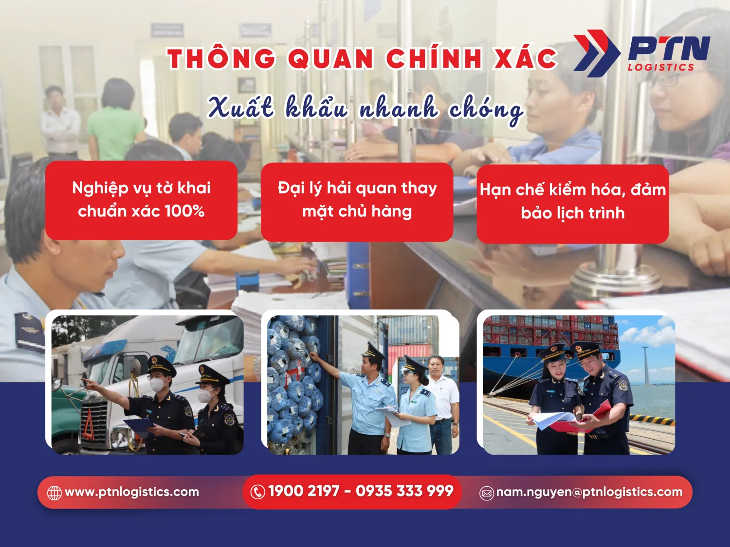 Tìm hiểu dịch vụ khai báo hải quan và thông quan