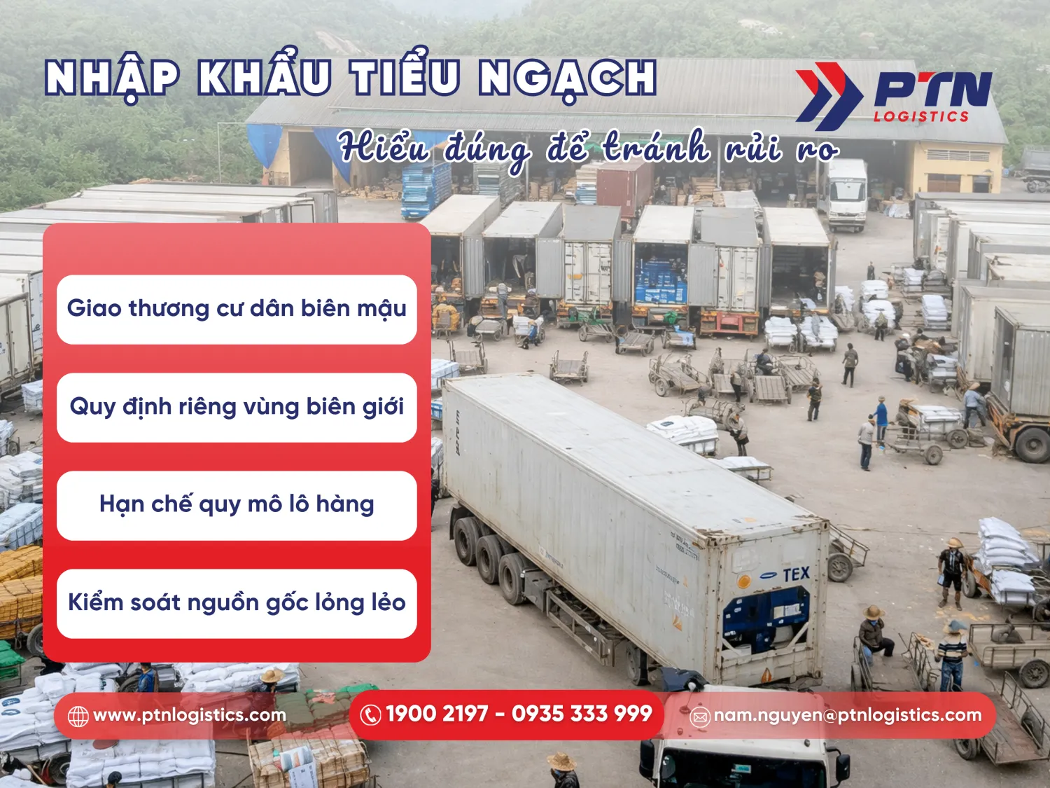 Tìm hiểu khái niệm vè nhập hàng tiểu ngạch