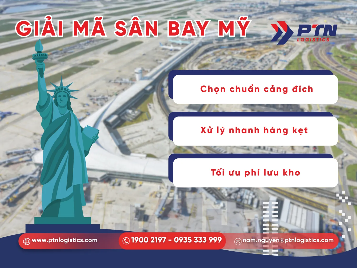 Tìm hiểu sân bay Mỹ