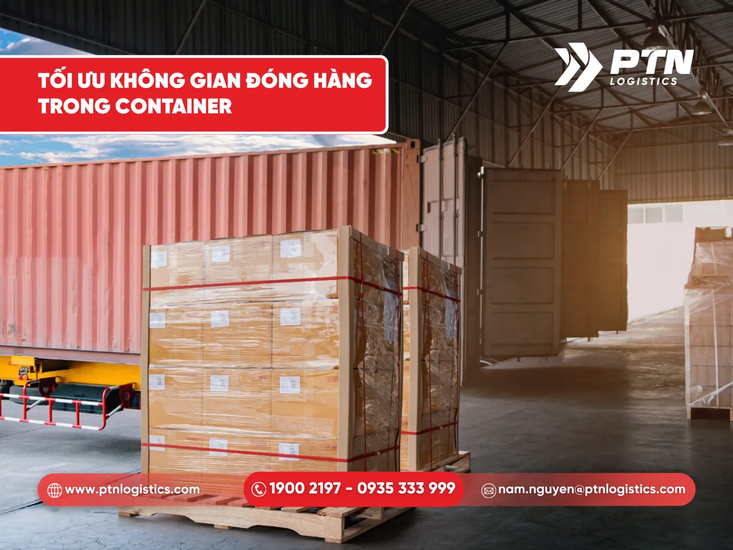 Tối ưu không gian đóng hàng trong cont