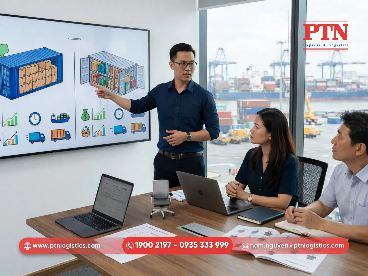 Tư vấn phương án vận chuyển cho khách hàng